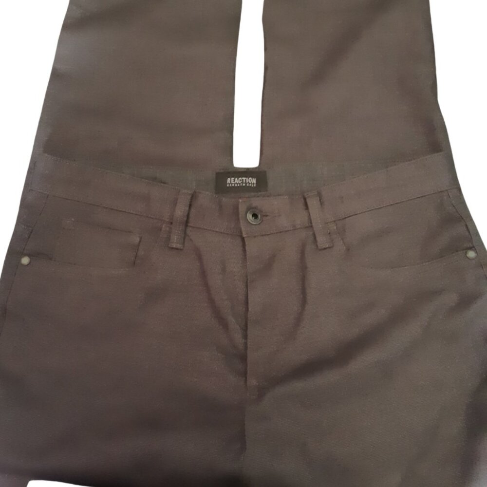 Kenneth Cole Reaction 32x30 Men's Casual Jean Style Charcoal Grey Pants